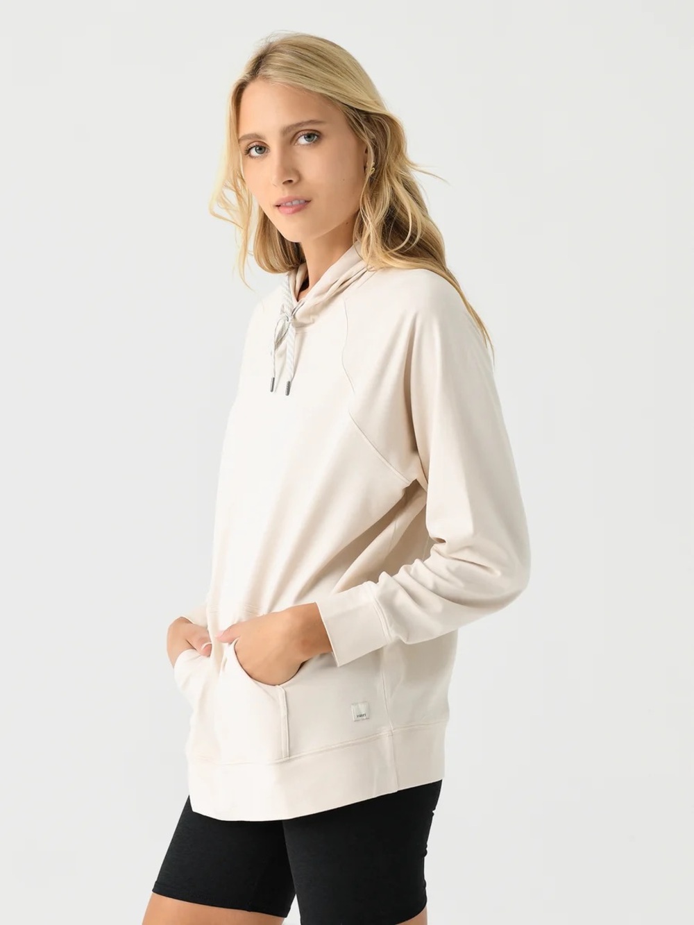 VUORI Halo excellent cond oversized DREAMKNIT super soft hoodie Sm $108 retail